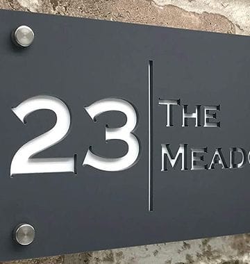 Custom Address Signs
