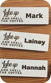 Custom Name Tags Engraving Langley