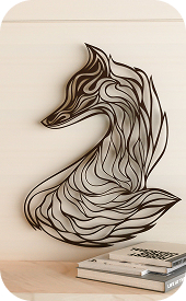 Custom Wall Art Engraving Langley